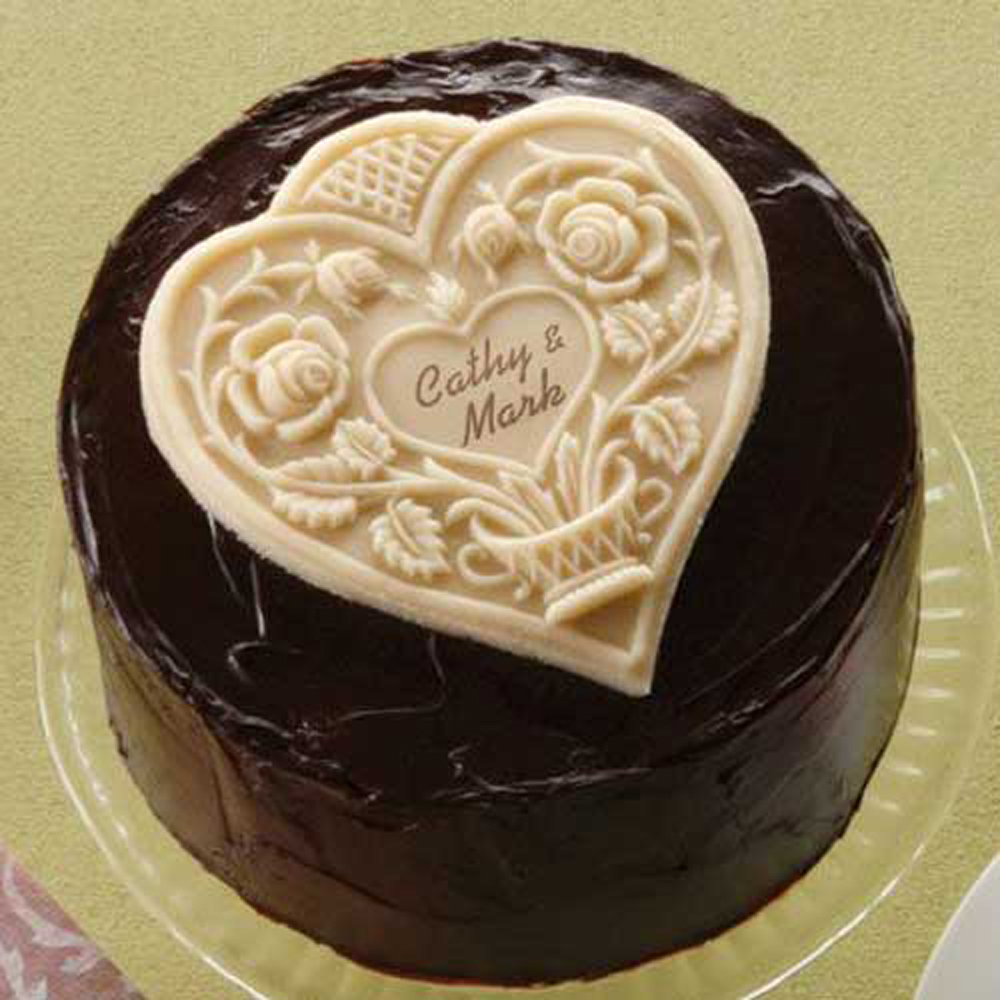 Quilted Heart Cookie Mold, Fancy Flours