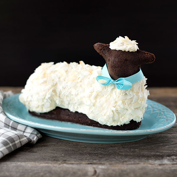 Chocolate Lamb Cake, Fancy Flours