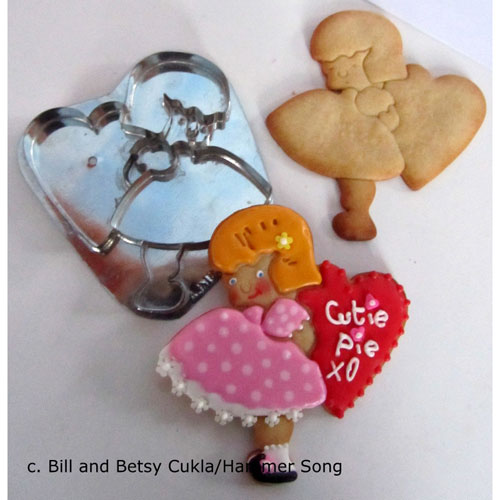 Girl With Valentine Cookie Cutter, Hammer Song, Fancy Flours