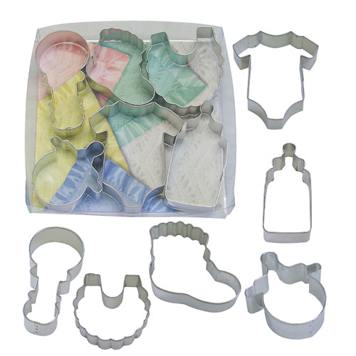 Baby Cookie Cutter Set, Baby Fancy Flours