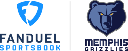 FanDuel Sportsbook and Memphis Grizzlies logo lockup