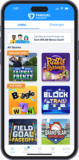 Fanduel Phone with Game Lines
