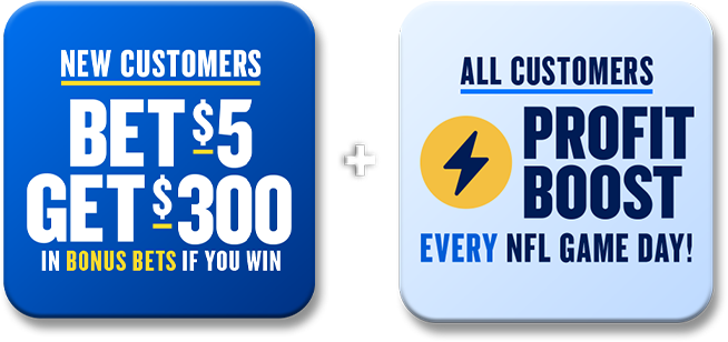 Bet $5 Get $300