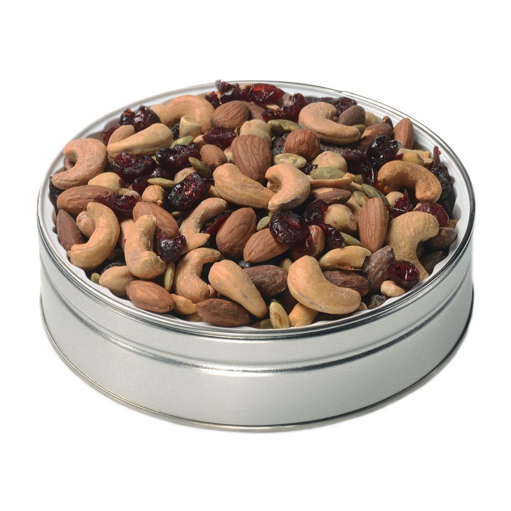 Nut Passion Gift Tin (Small) Harvest Nut Mix, Everything Almond Fastachi