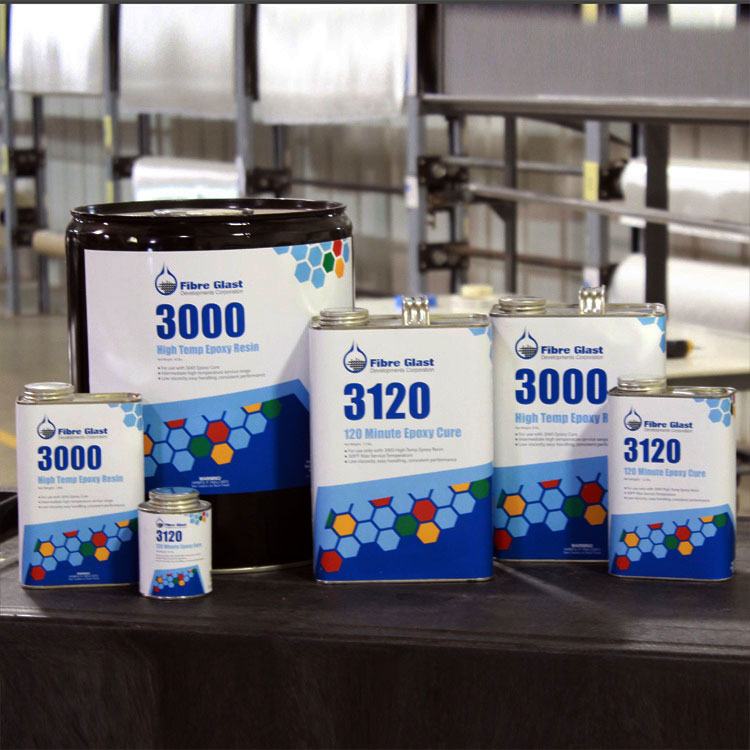 High Temp Epoxy Resin in stock Fibre Glast