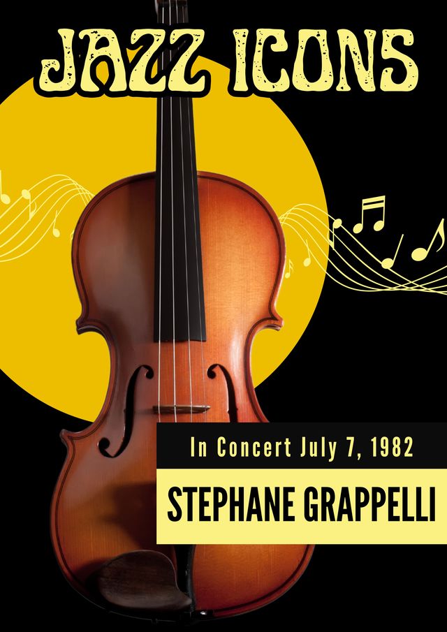 JAZZ ICONS: STEPHANE GRAPPELLI IN CONCERT JULY 7, 1982