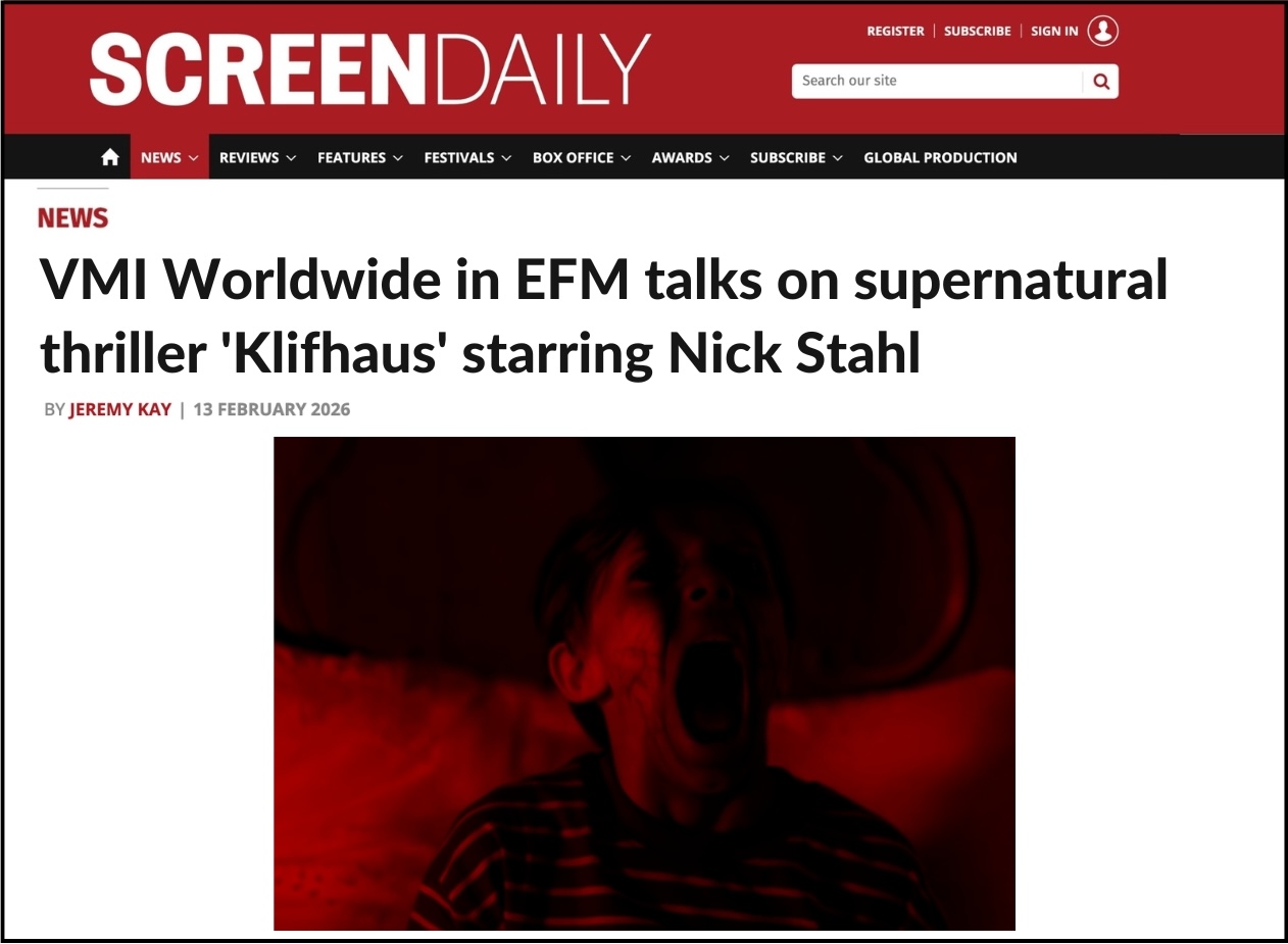 VMI Worldwide in EFM talks on supernatural thriller ‘Klifhaus’ starring Nick Stahl