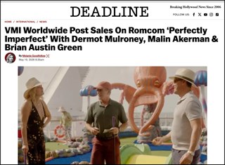 VMI Worldwide Post Sales On Romcom ‘Perfectly Imperfect’ With Dermot Mulroney, Malin Akerman & Brian Austin Green
