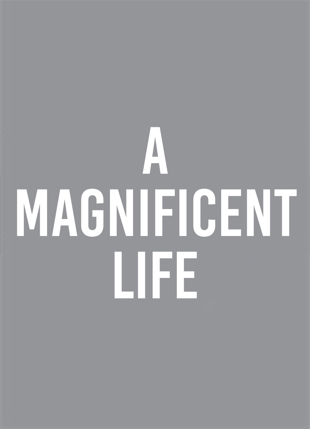 Magnificent Life, A