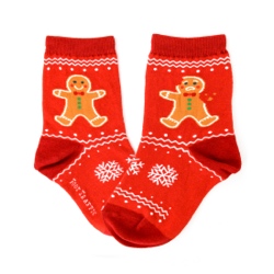 Children's Gingerbread Socks Children's Gingerbread Socks