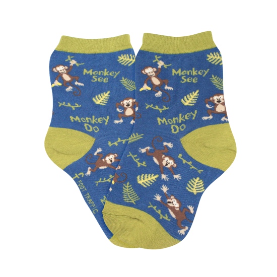 Children's Monkey See Monkey Do Socks