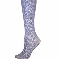 Platinum Snakeskin Adult Tights