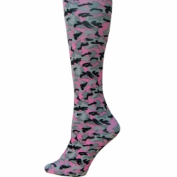 Pink Camouflage Adult Tights