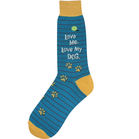 Men's Love My Dog Socks
