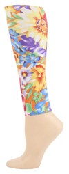 orange tahiti Footless Tights-One Size