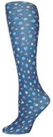 Laura's Garden Navy Trouser Socks