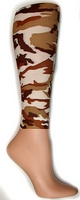 Desert Camouflage Footless Tights Desert Camouflage Footless Tights