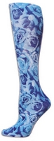Royal Roses Tights-Large/Tall