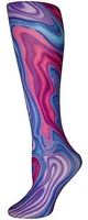 Purple Swirl Trouser Socks