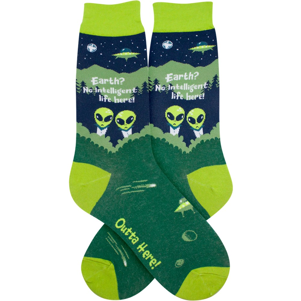 Men's Alien Visitors Socks