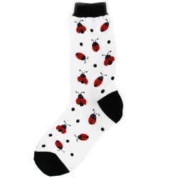 New Ladybugs Women's Socks New Ladybugs Women's Socks