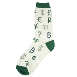 Currency Women's Socks Currency Women's Socks