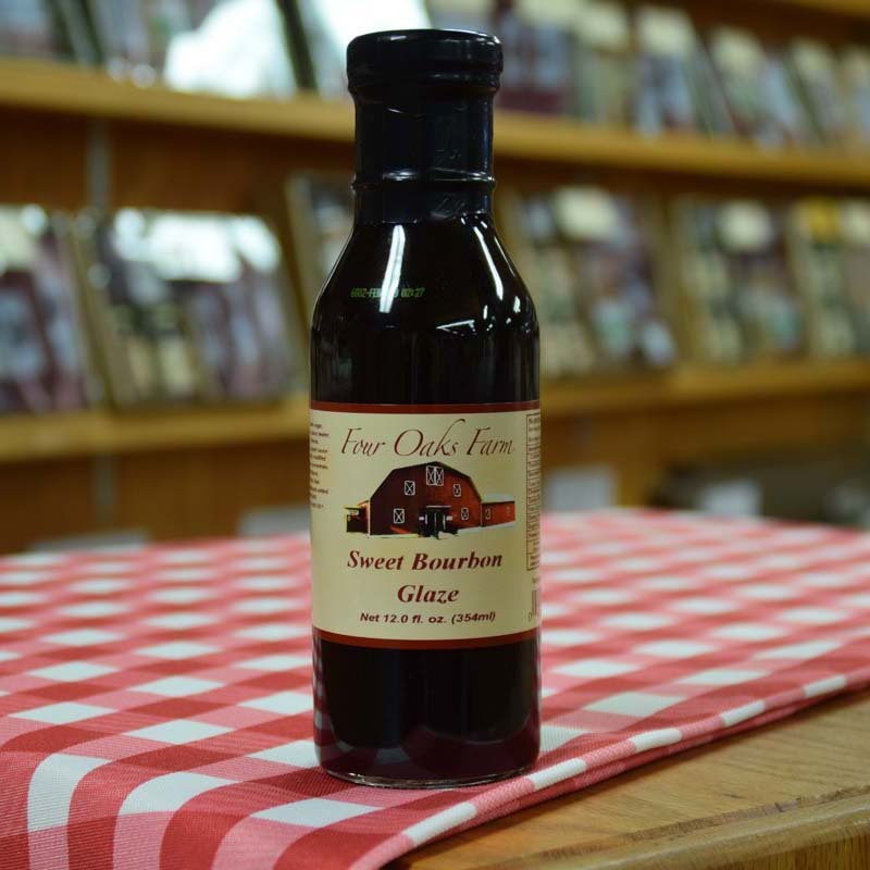 Sweet Bourbon Glaze 12 oz , Salad Dressings, Sauces & Marinades Four