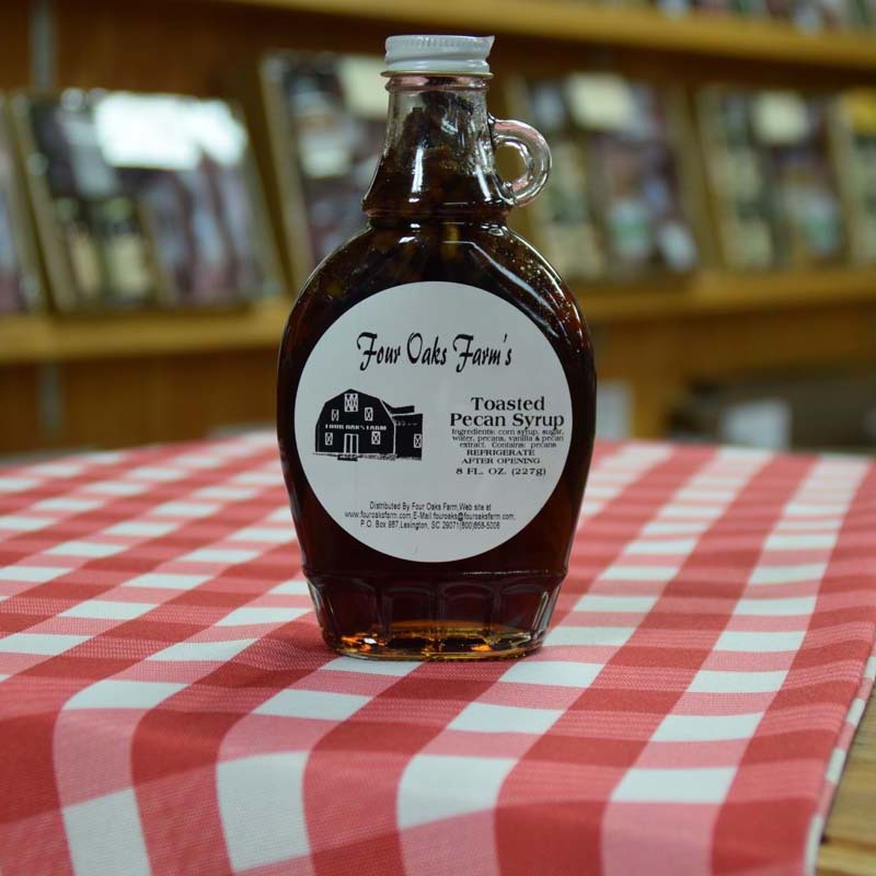 Toasted Pecan Syrup 8 oz, Honeys & Syrups Four Oaks Farm Country Store