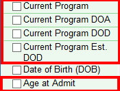 Report builder fields to display