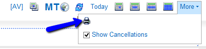 More button dropdown menu