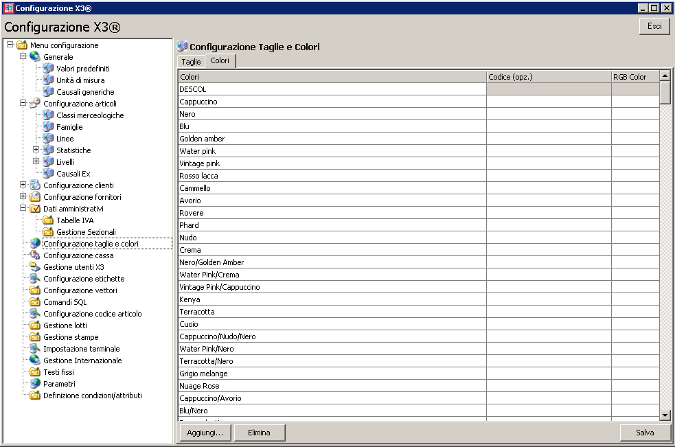 Aggiungere Taglie Colori Ixorateamcom