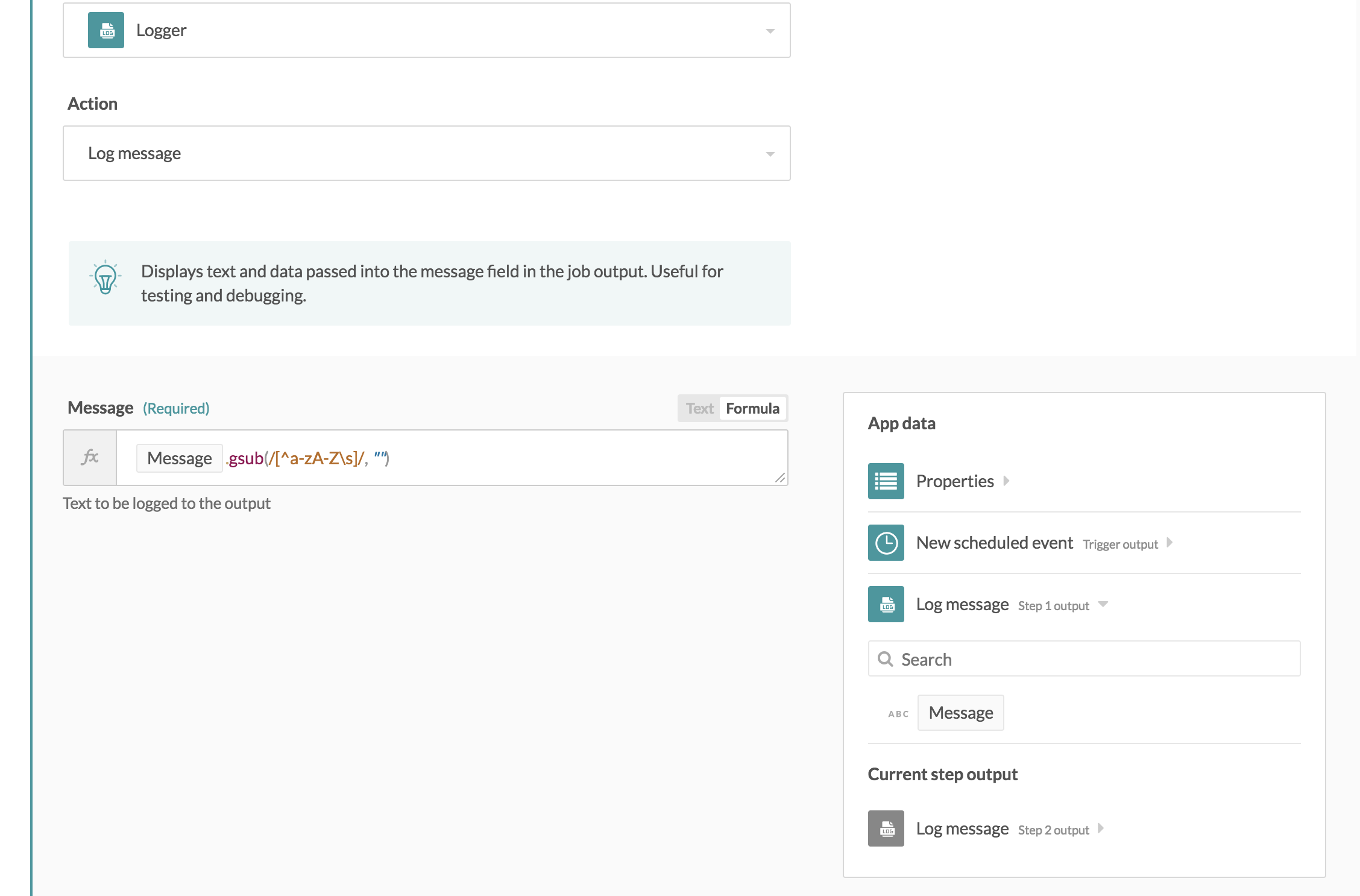 How can I select only alphabets and spaces from a string? Workato