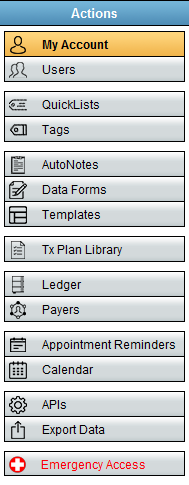 New settings page look