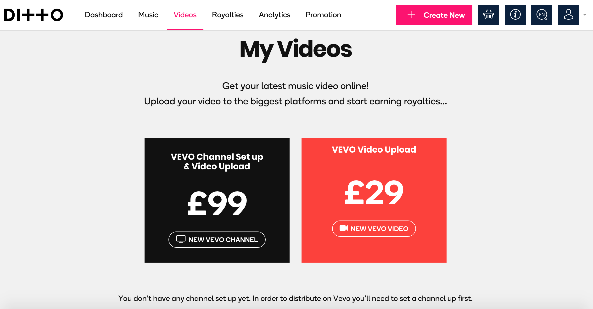 Do You Work With Music Videos Ditto Music