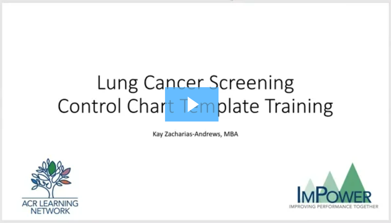 Lung Cancer Screening Control Chart Template Learning Network