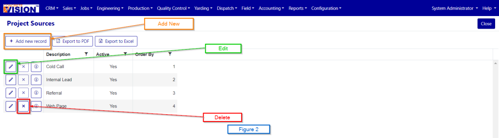 Project Sources List Figure 2