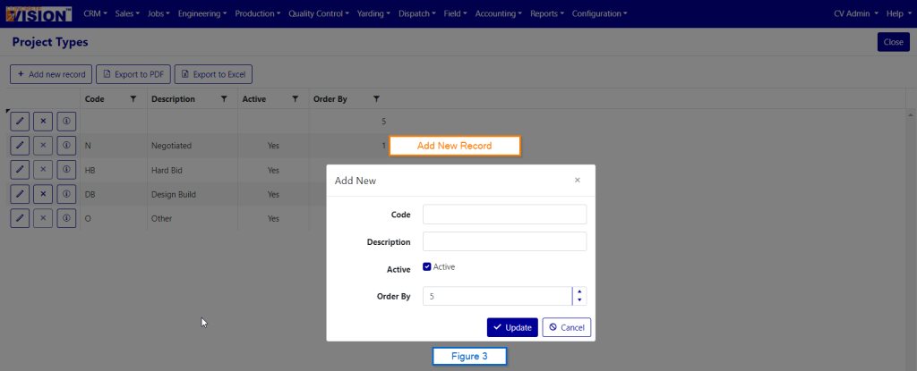 Project Types Grid Add New Figure 3