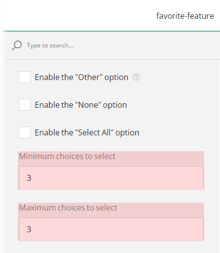 Restrict the number of items a respondent can select in a Checkboxes question