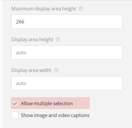 How to allow multiple selection in the Image Picker