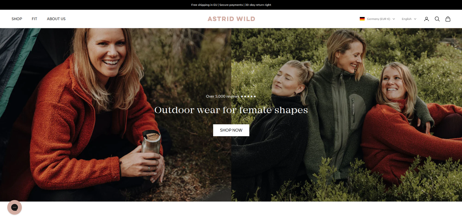 Astrid Wild homepage