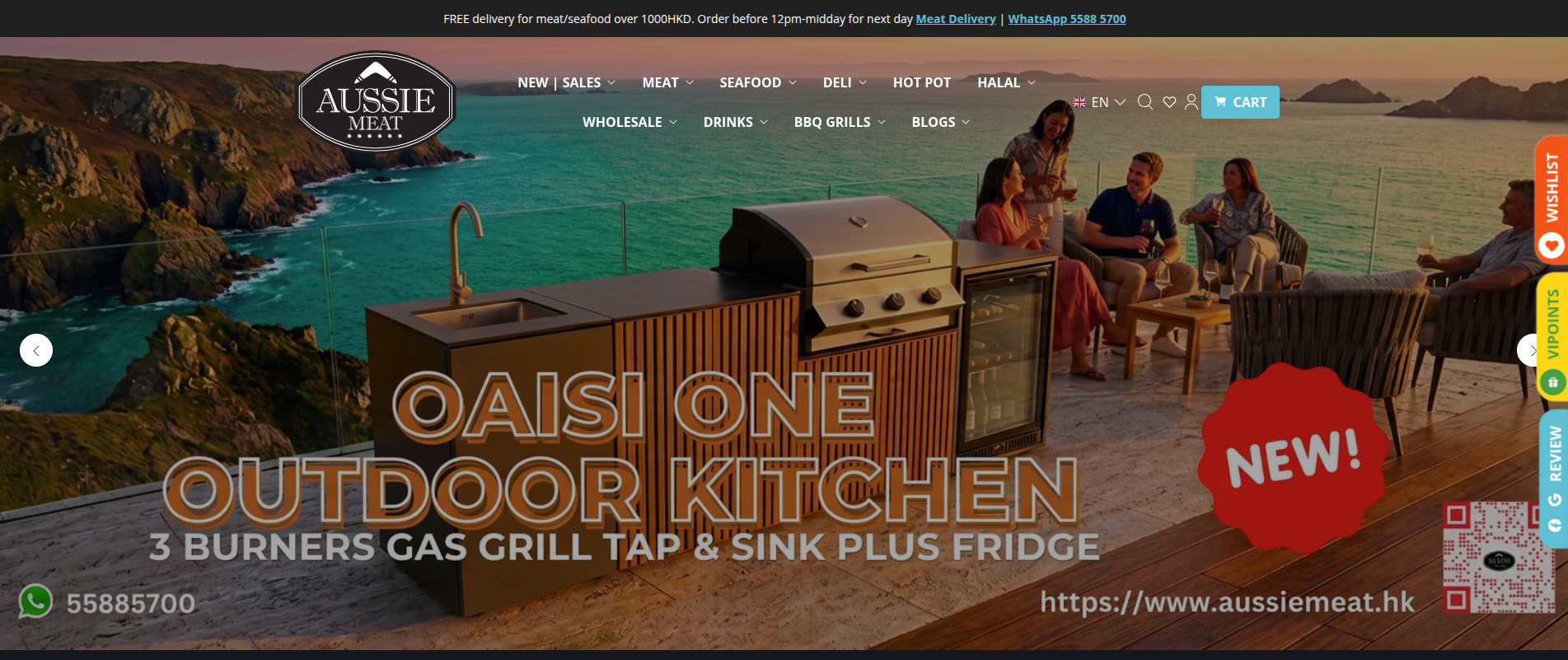 Aussie Meat homepage