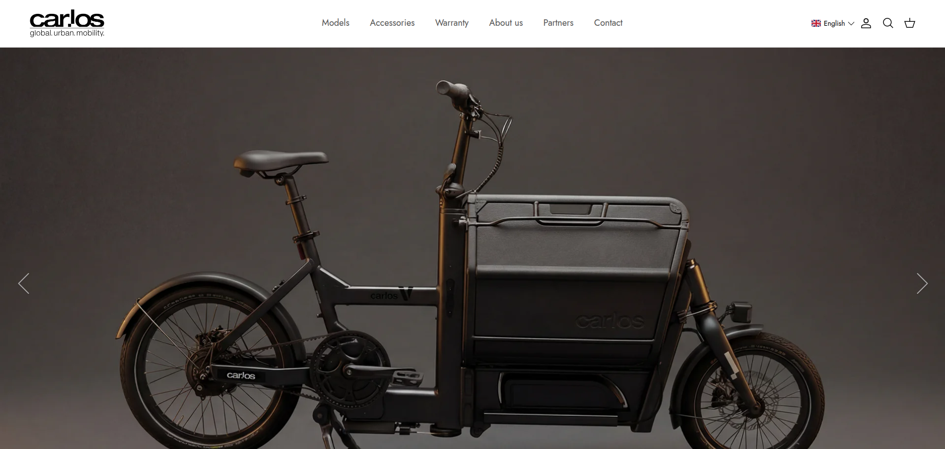 Carlos Mobility homepage