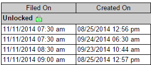 Log Review report filters