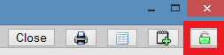Unlock button for a group note