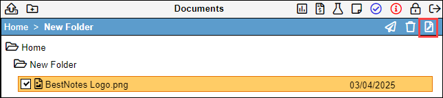 File Properties icon