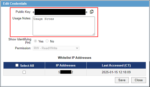 Screenshot showing the 