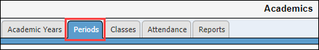 Periods tab