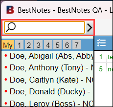 Search bar