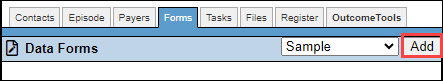 Add button