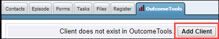 Add Client button